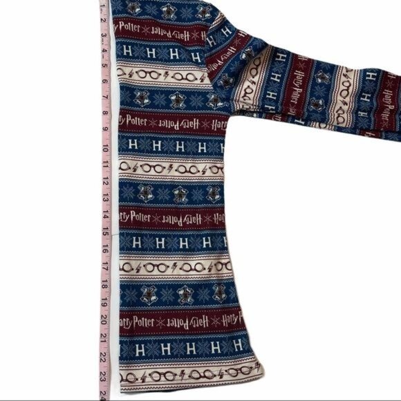 Harry Potter Themed  Youth 2pc Cotton Pajama Set XS Hogworts Magic Wizard - Picture 9 of 14